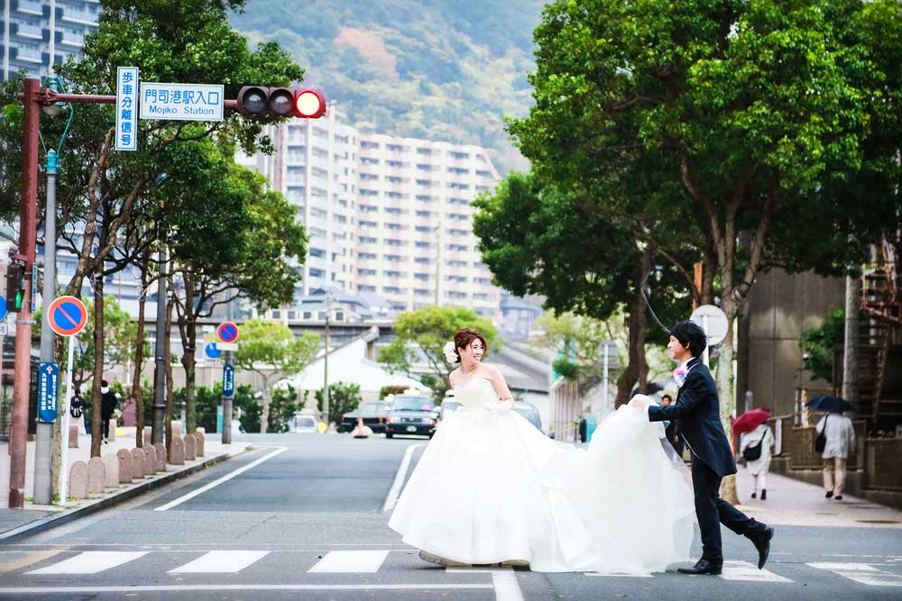 沖縄らしい風景と残すロケーションフォト