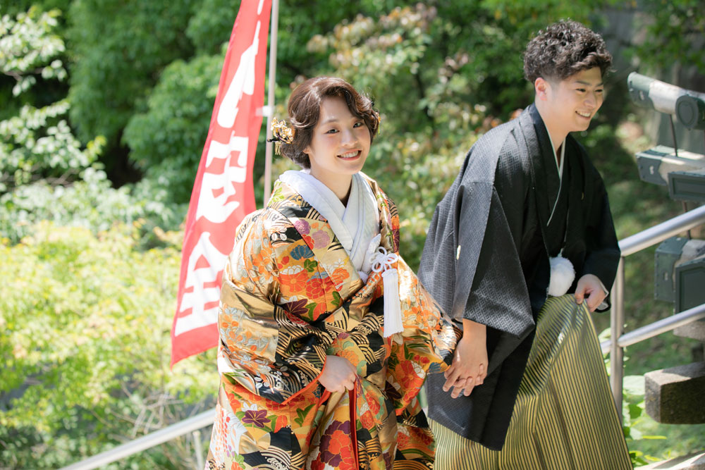 沖縄らしい風景と残すロケーションフォト